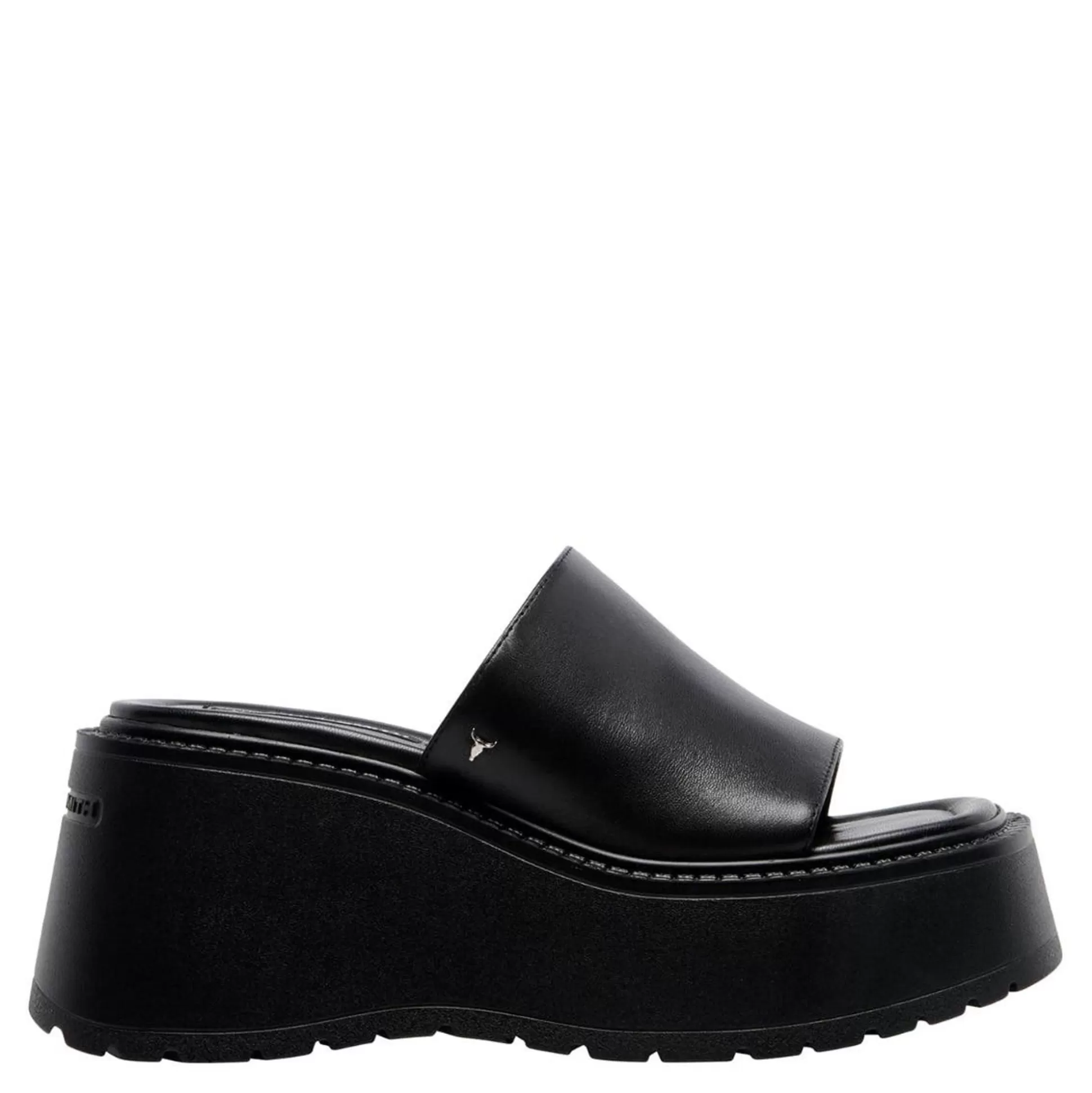 Woman Windsor Smith Chunky Sandals*Candy Black Leather Sandal