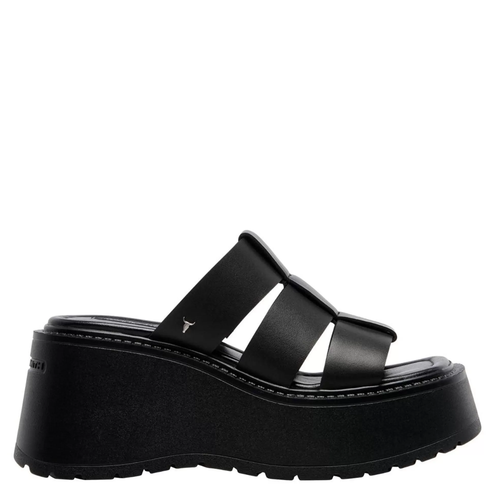 Woman Windsor Smith Chunky Sandals*Capricorn Black Leather Sandal