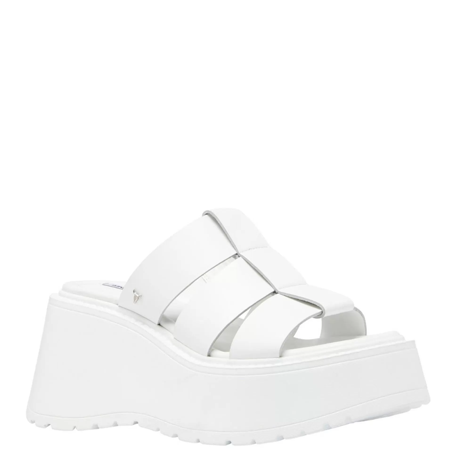 Woman Windsor Smith Chunky Sandals*Capricorn White Leather Sandal