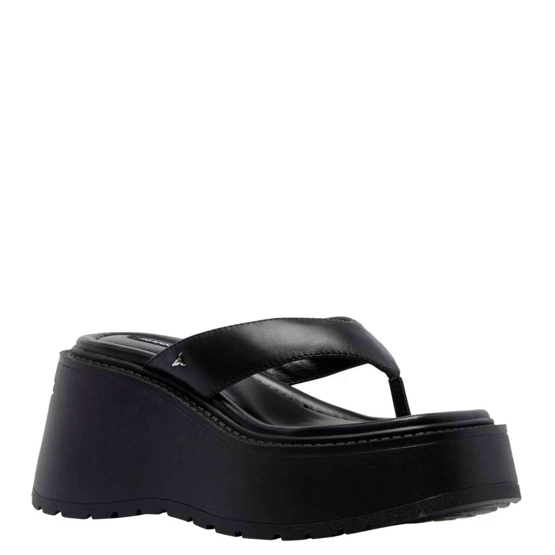 Woman Windsor Smith Chunky Sandals*Cliche Black Leather Sandal