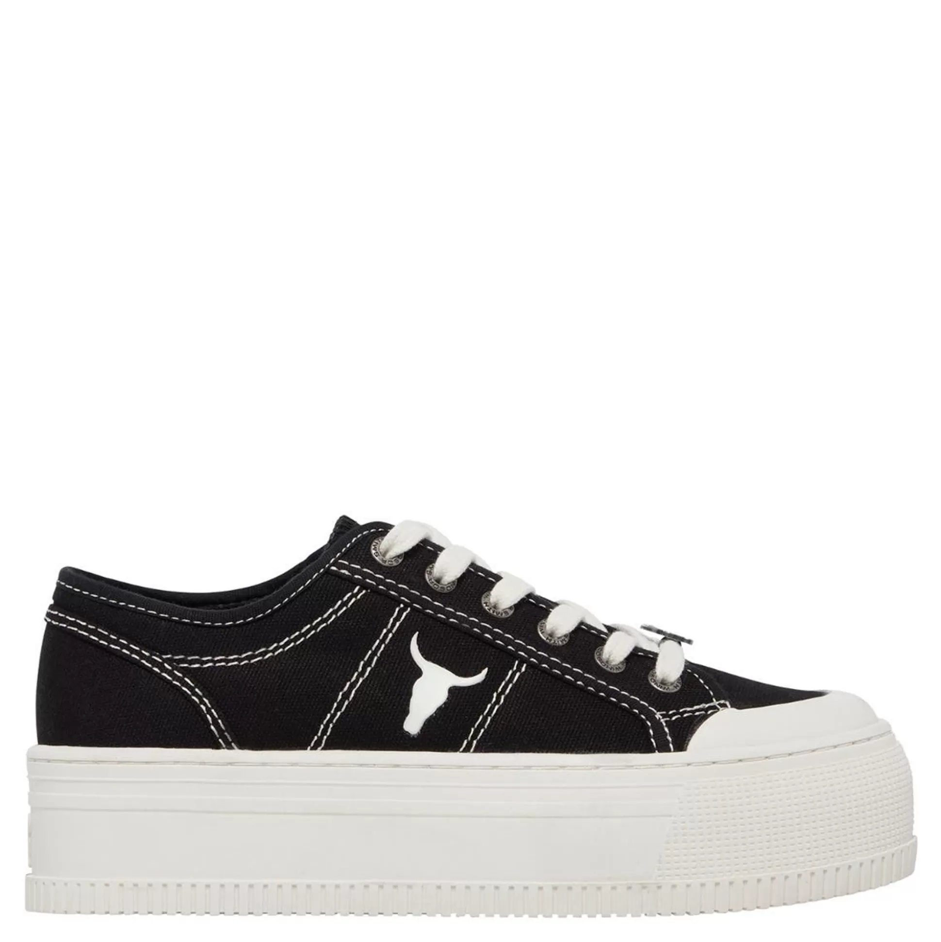 Woman Windsor Smith Sneakers*Dealbreaker Black Canvas / Off White Sneaker