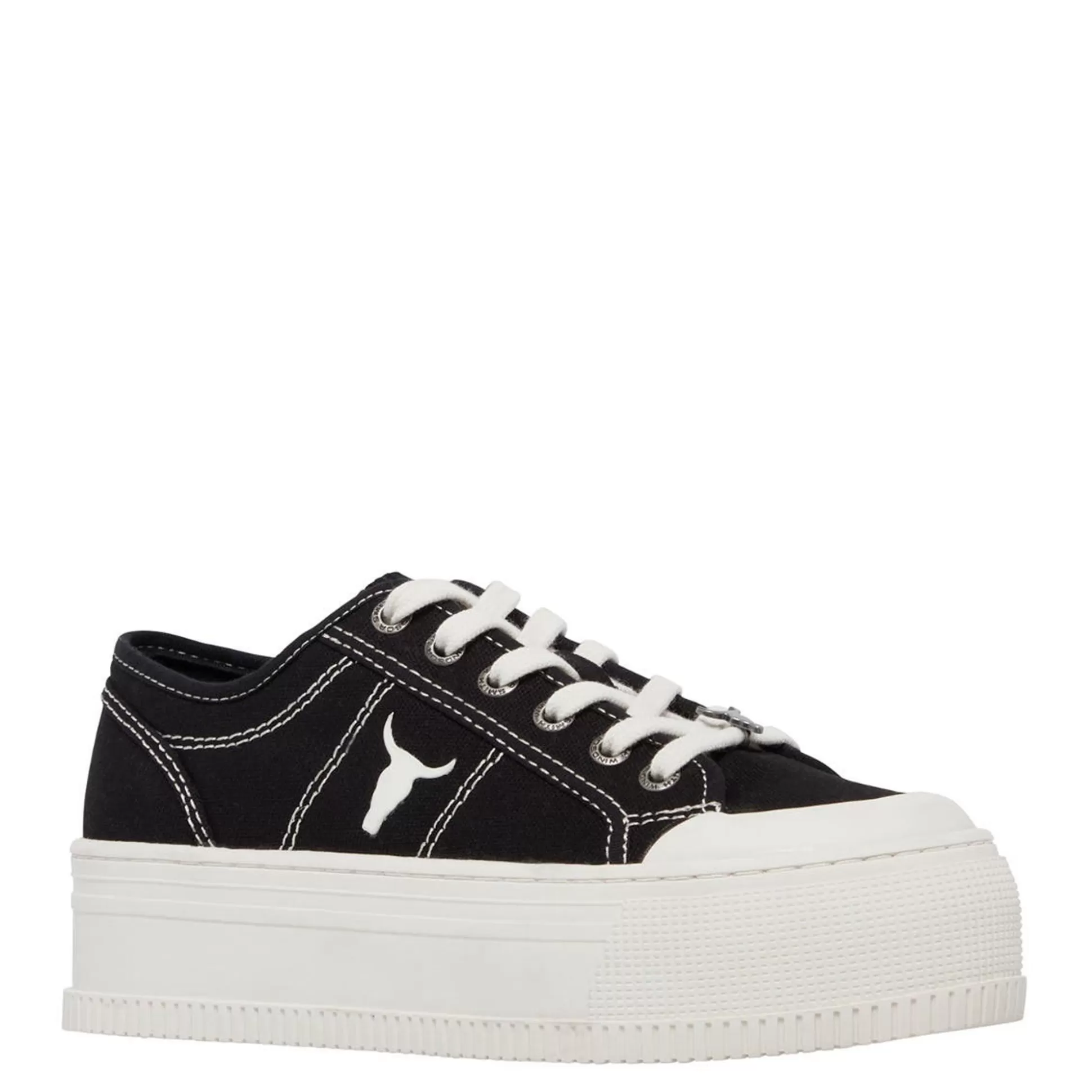 Woman Windsor Smith Sneakers*Dealbreaker Black Canvas / Off White Sneaker