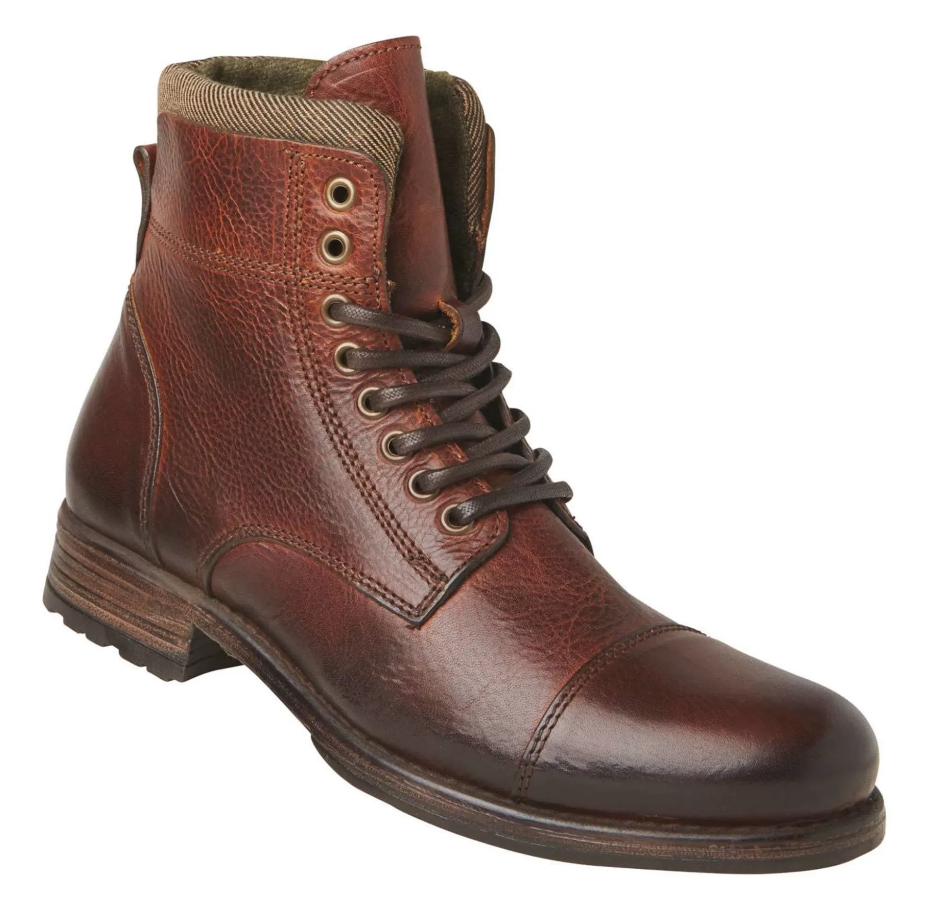 Man Windsor Smith Casual Boots*Feverr Cognac Leather Boots