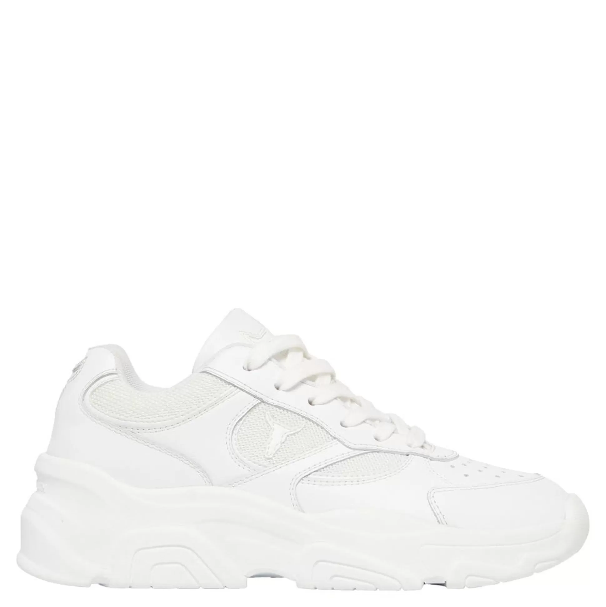 Woman Windsor Smith Sneakers*Ghosted White Leather / White