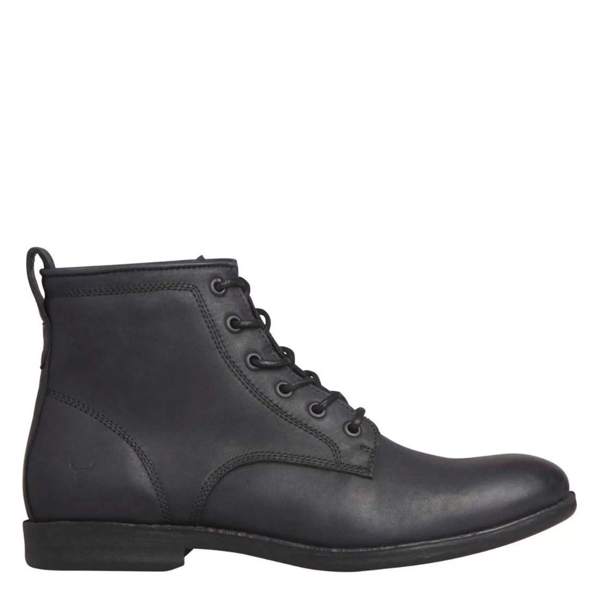 Man Windsor Smith Casual Boots*Krab Black Leather