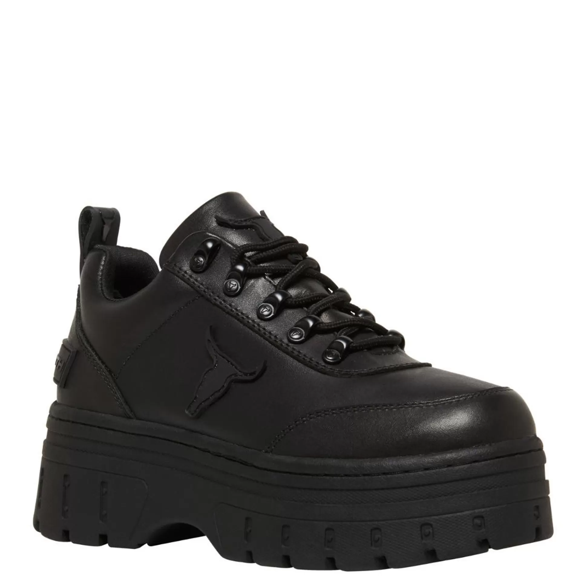 Woman Windsor Smith Sneakers*Lux Black Leather