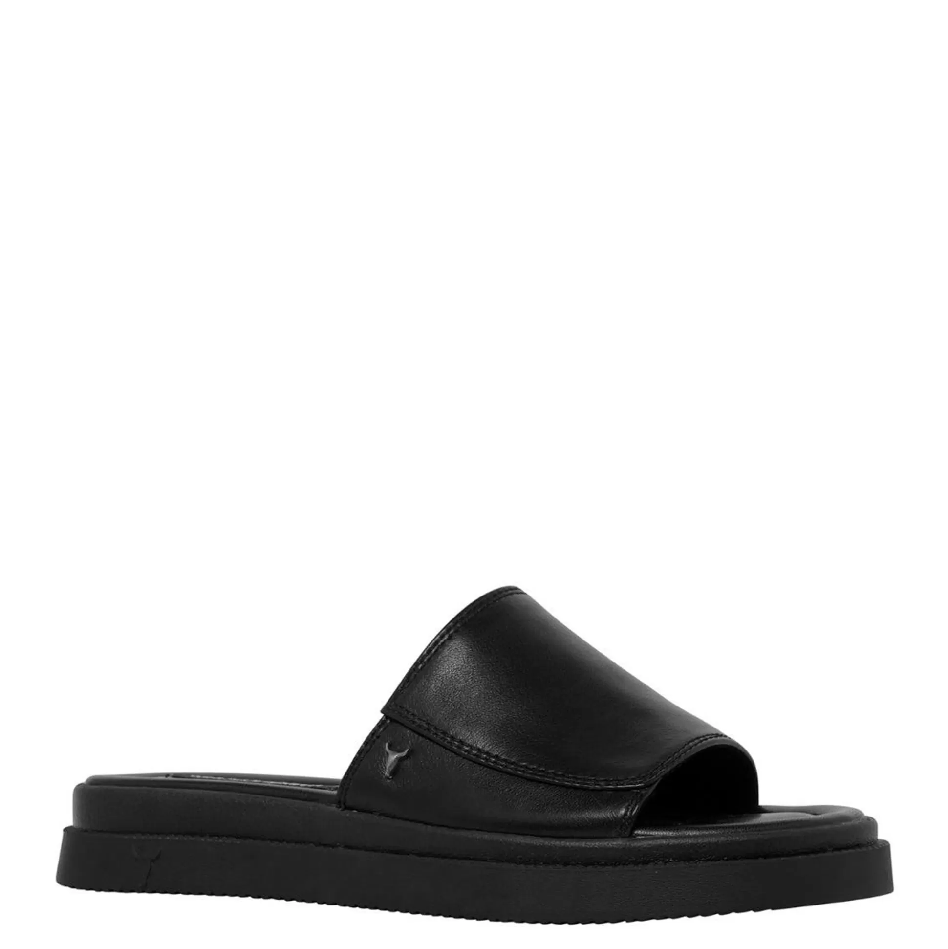 Woman Windsor Smith Flat Sandals*Midsummer Black Leather