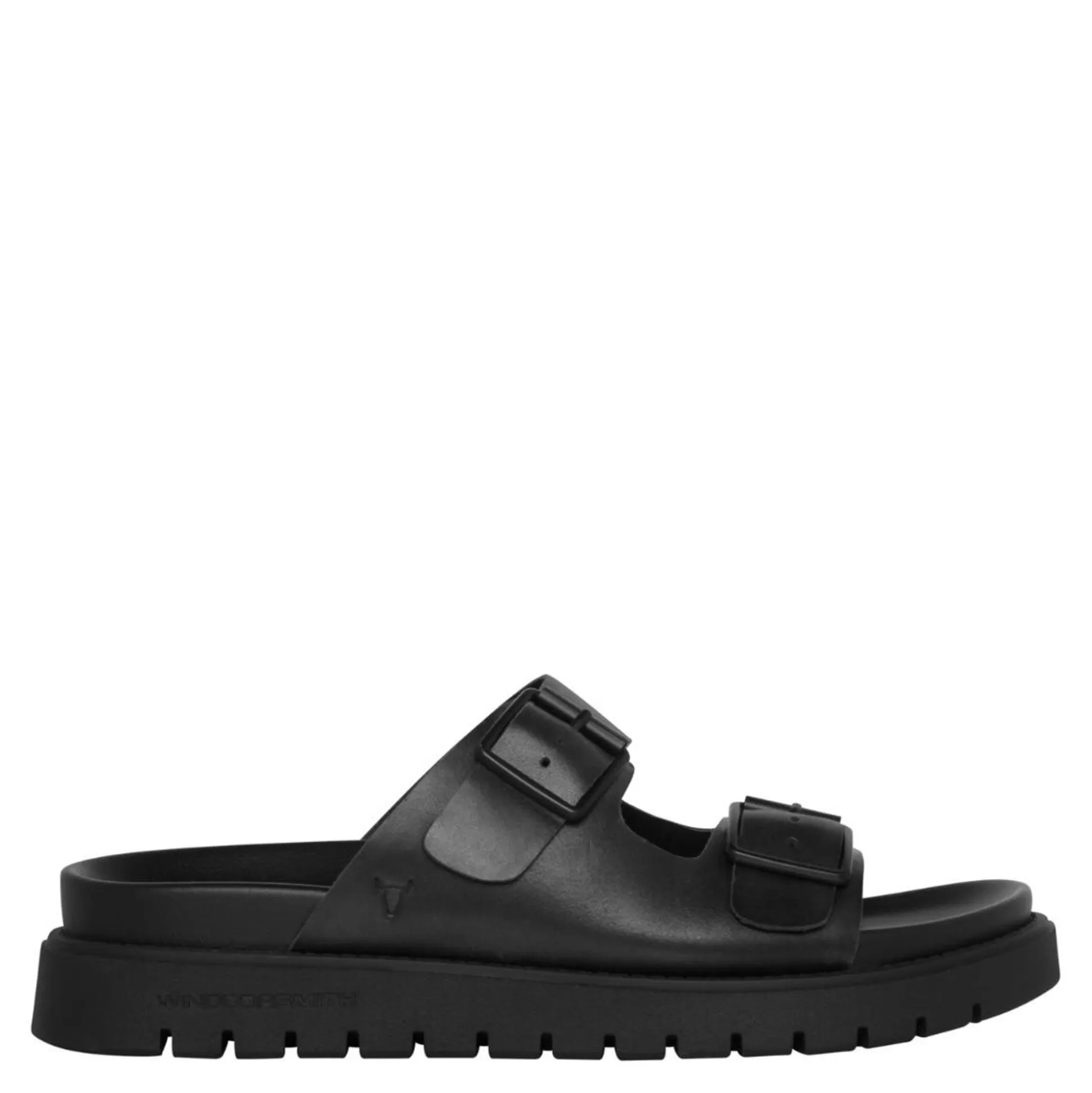 Man Windsor Smith Sandals*Reign Black Leather