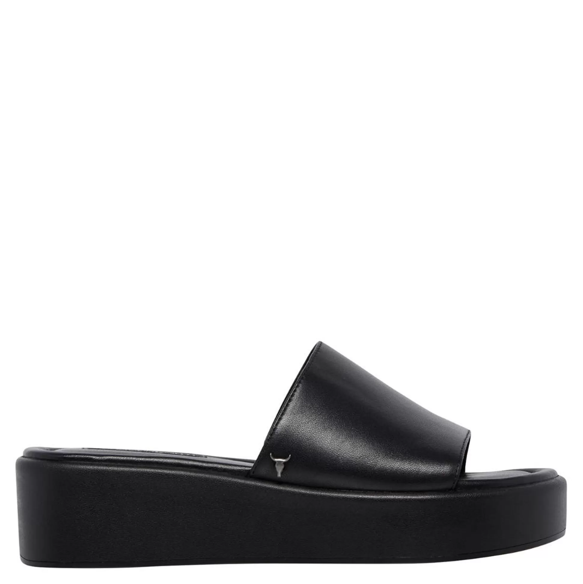 Woman Windsor Smith Chunky Sandals*Shook Black Leather Sandal