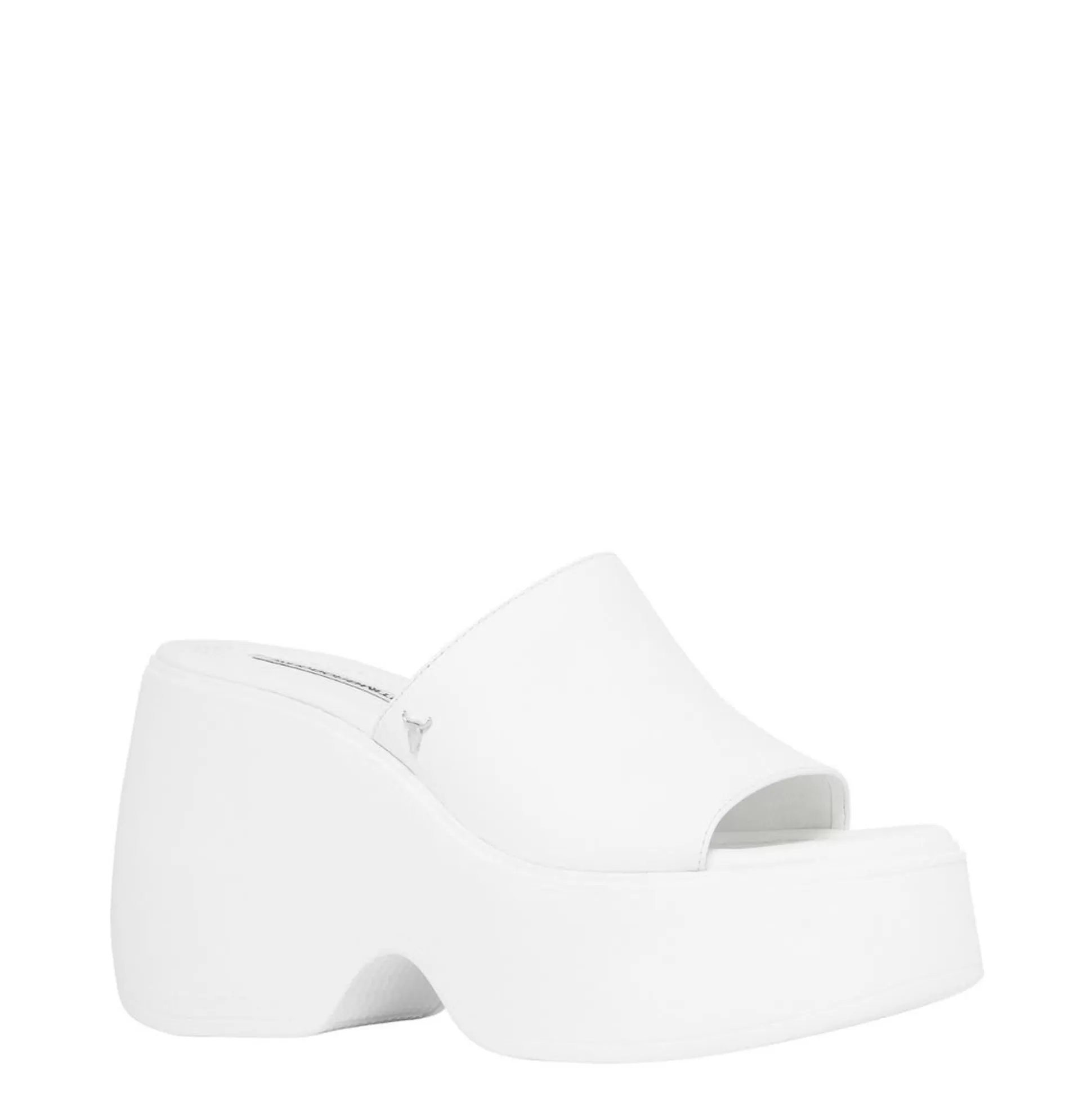 Woman Windsor Smith Chunky Sandals*Sweetie White Leather Platform Sandals